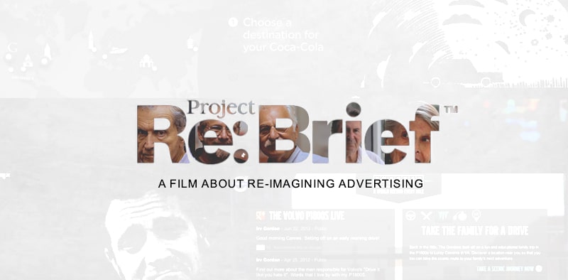 Project re-brief - un film sur la publicité incroyable.