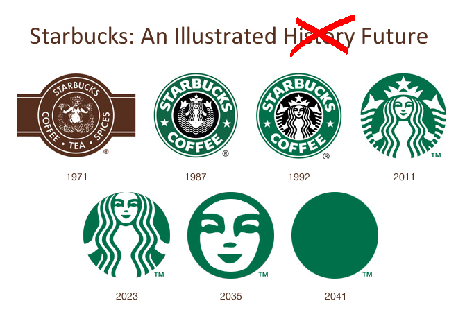 starbucks T'as pas le look logo 1