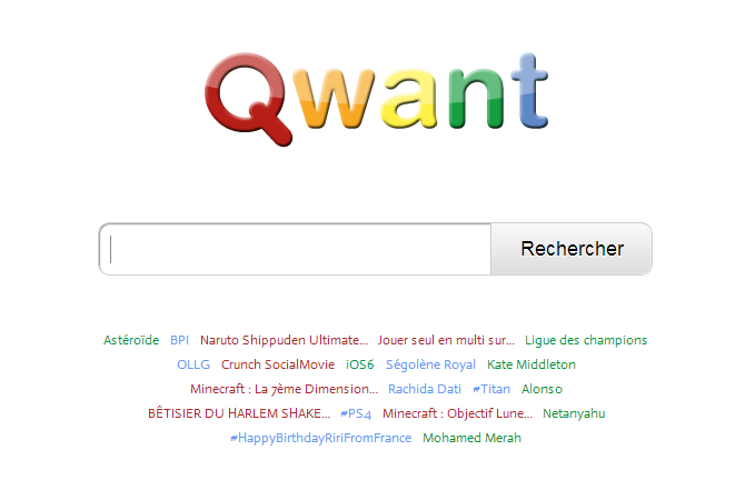 Qwant, le moteur de recherche made in France 1