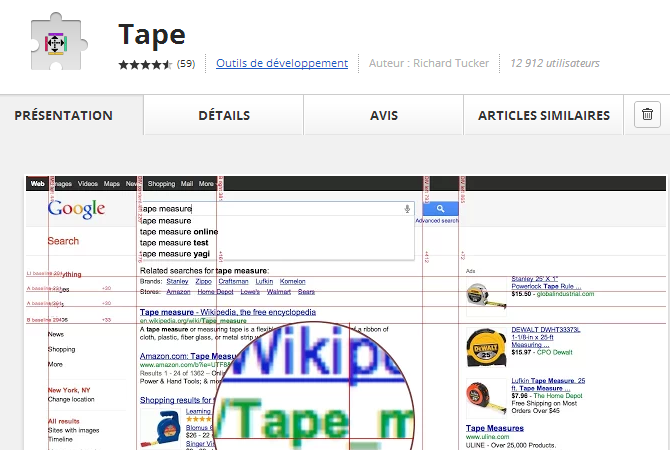 Tape Tape : prenez la mesure de vos templates 1
