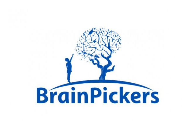 Brain Pickers logo concept Des logotypes plutôt nerveux 1