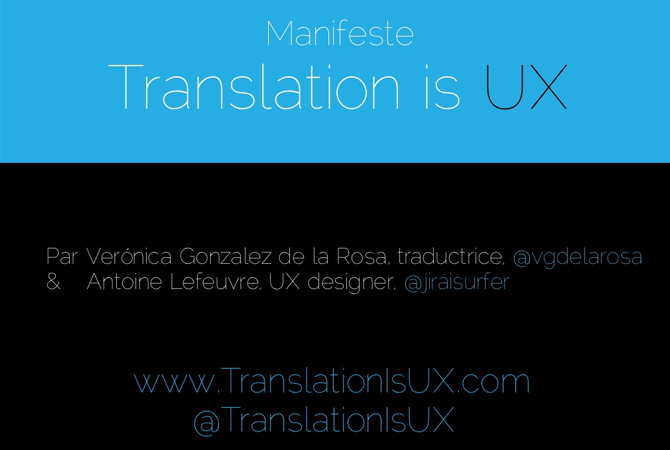 Translation is UX