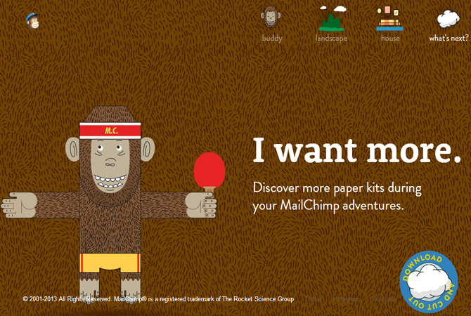 MailChimp Paper Buddy