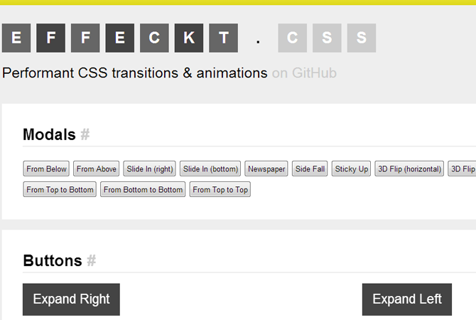 Effeckt.css