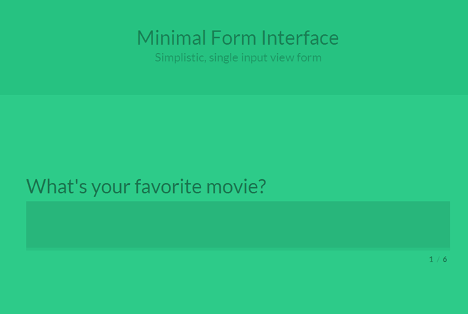 Codrops-Minimal-Form-Interface