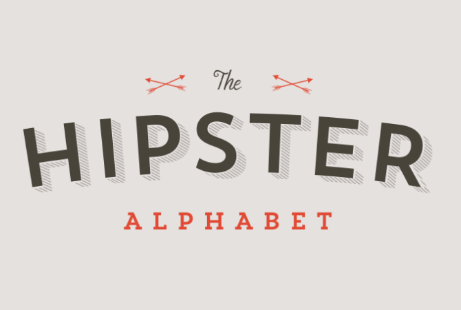 alphabet-hipster