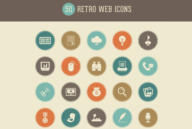 retro-web-icons