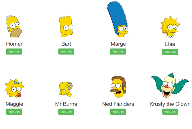 simpsons-in-css