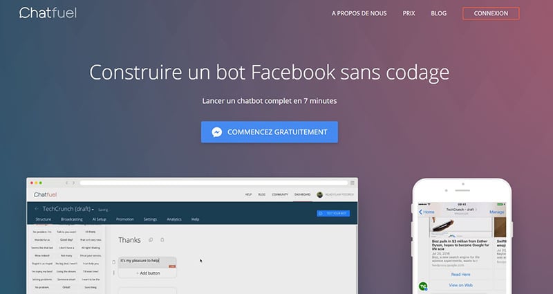 Un écran affichant une application facebook et une page facebook.