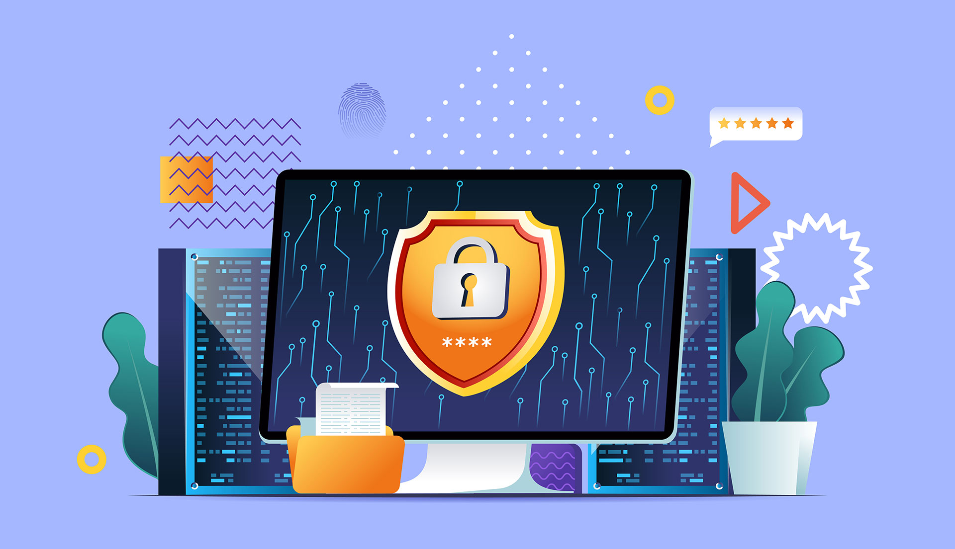 Un écran de connexion WordPress avec une icône de cadenas.