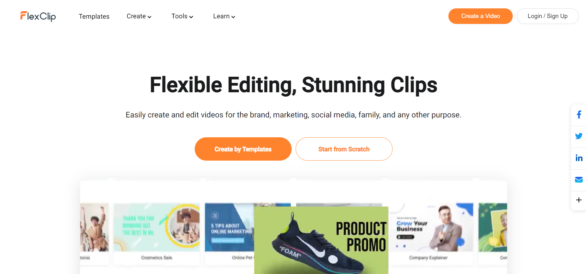 FlexClip, créez des vidéos en ligne en quelques minutes 2