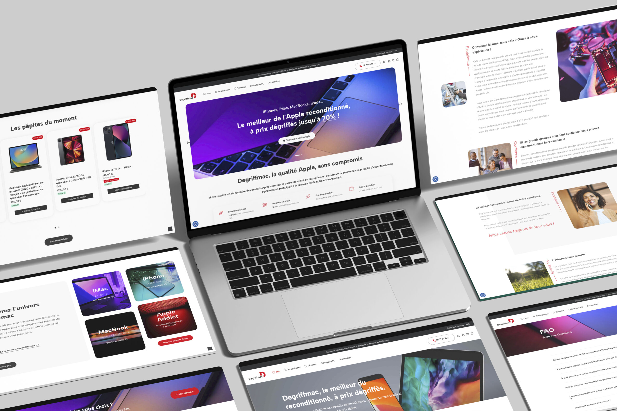 Aperçu du site Degriffmac