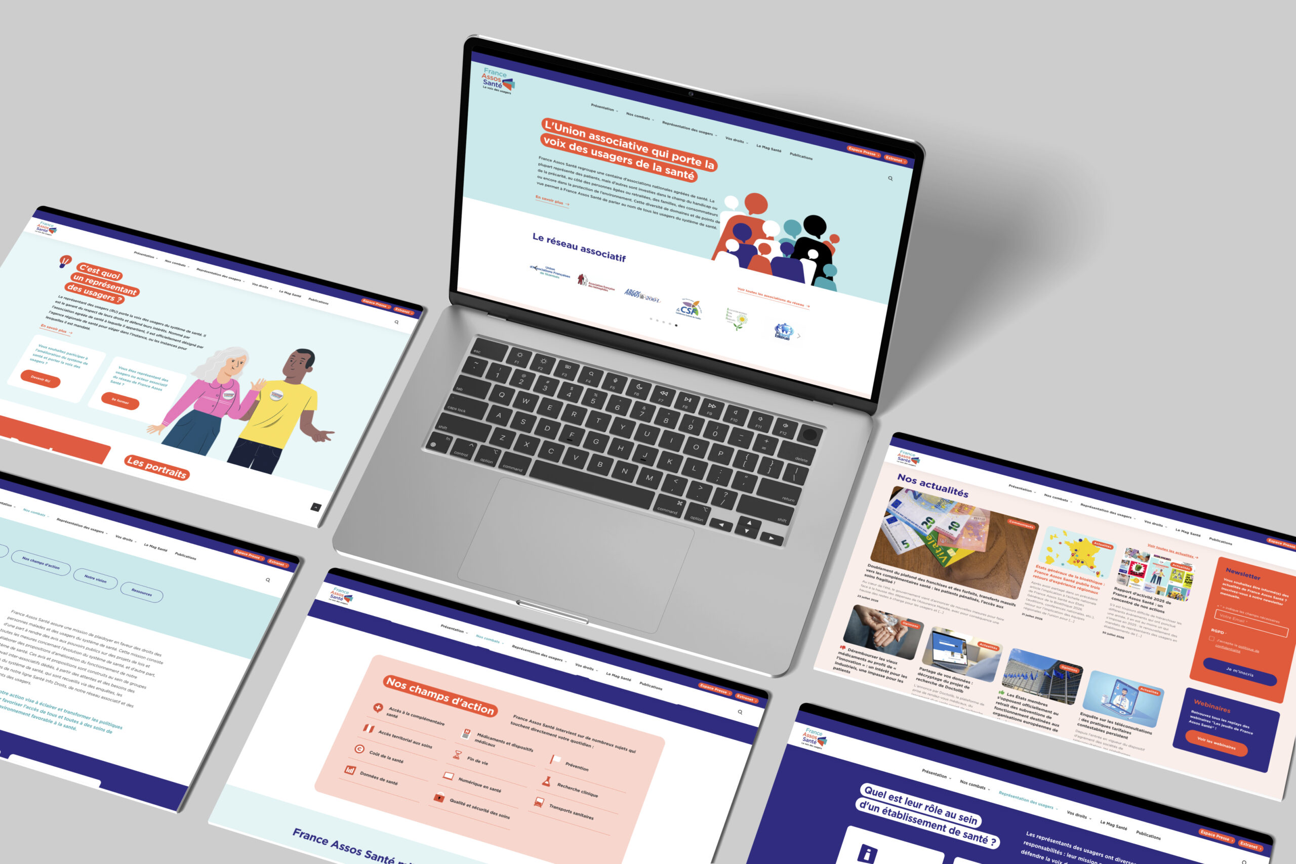 Site institutionnel réalisé pour le CROUS